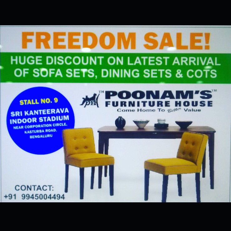 Freedom Sale — Furniture Fair @ Bengaluru India